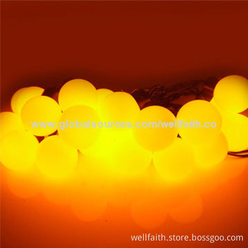 Solar LED Ball Lights for Outdoor Decoration with High-quality and Strong Stability